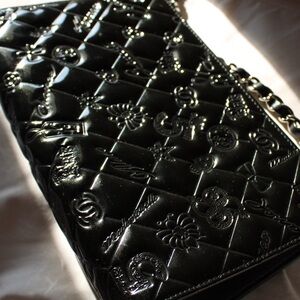 Chanel Leather Mademoiselle Line Purse [RARE]